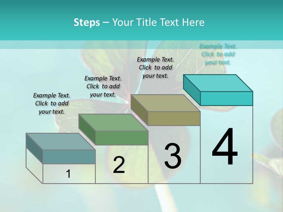 Leaf Leafed Fourleaved PowerPoint Template