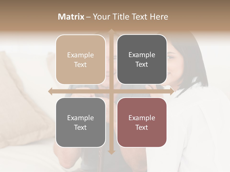 Stethoscope Elderly Sitting PowerPoint Template