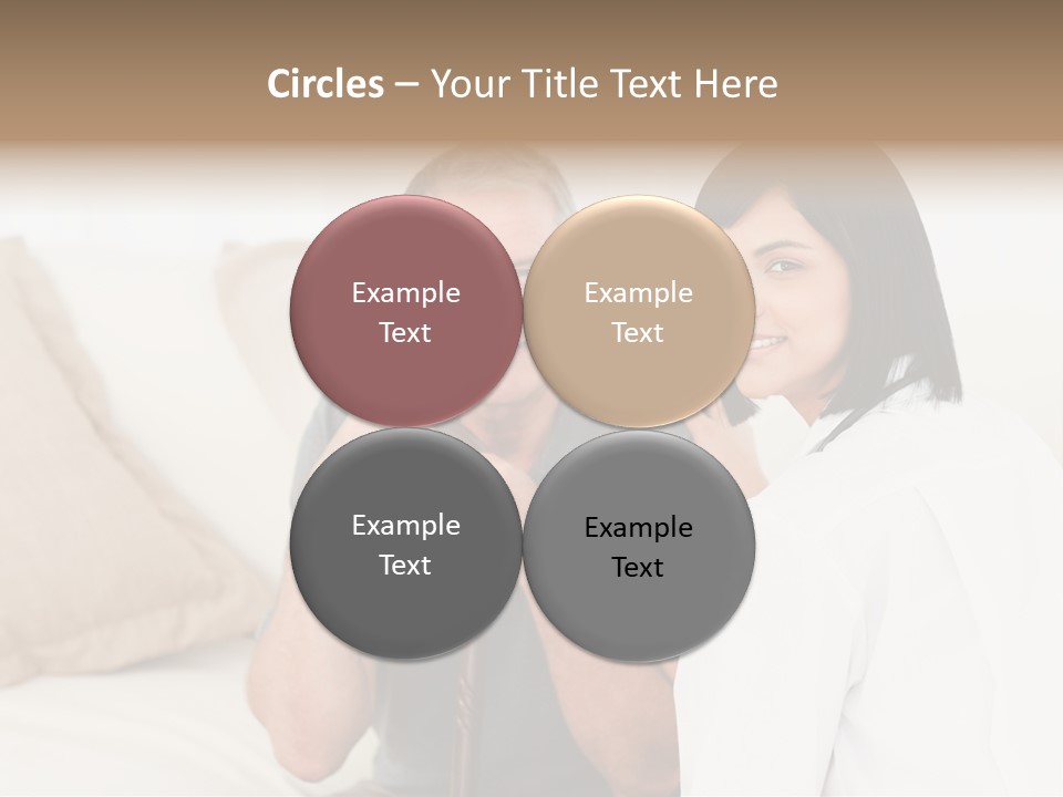 Stethoscope Elderly Sitting PowerPoint Template