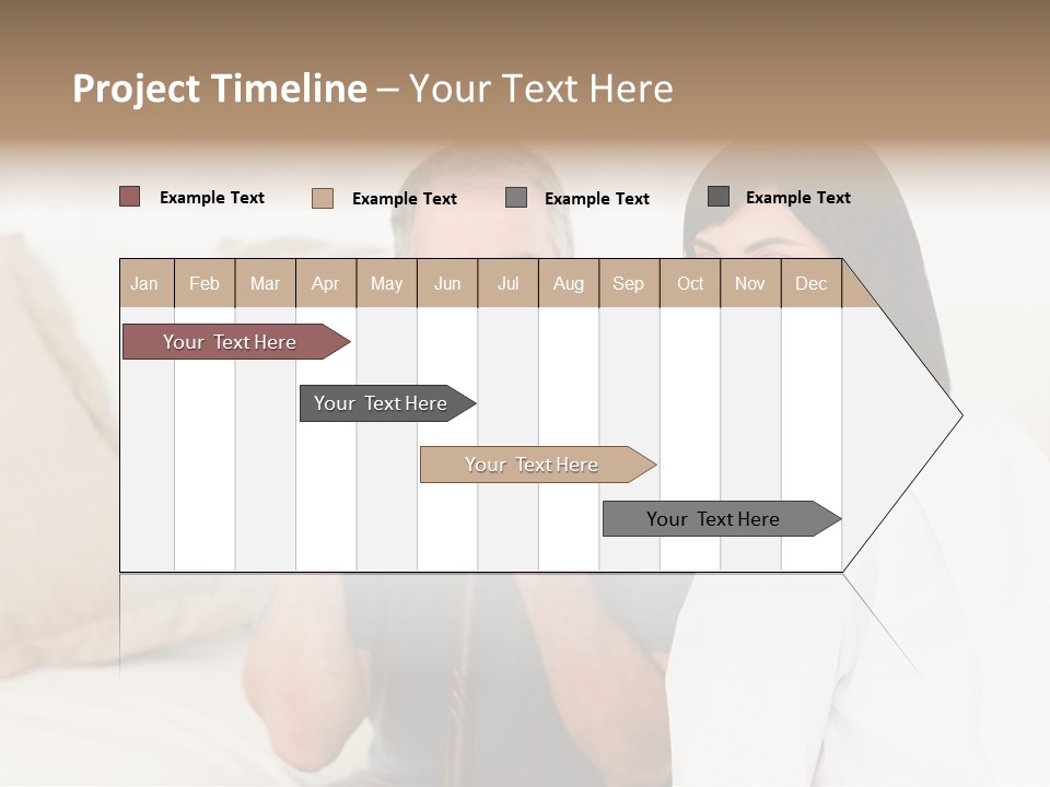 Stethoscope Elderly Sitting PowerPoint Template