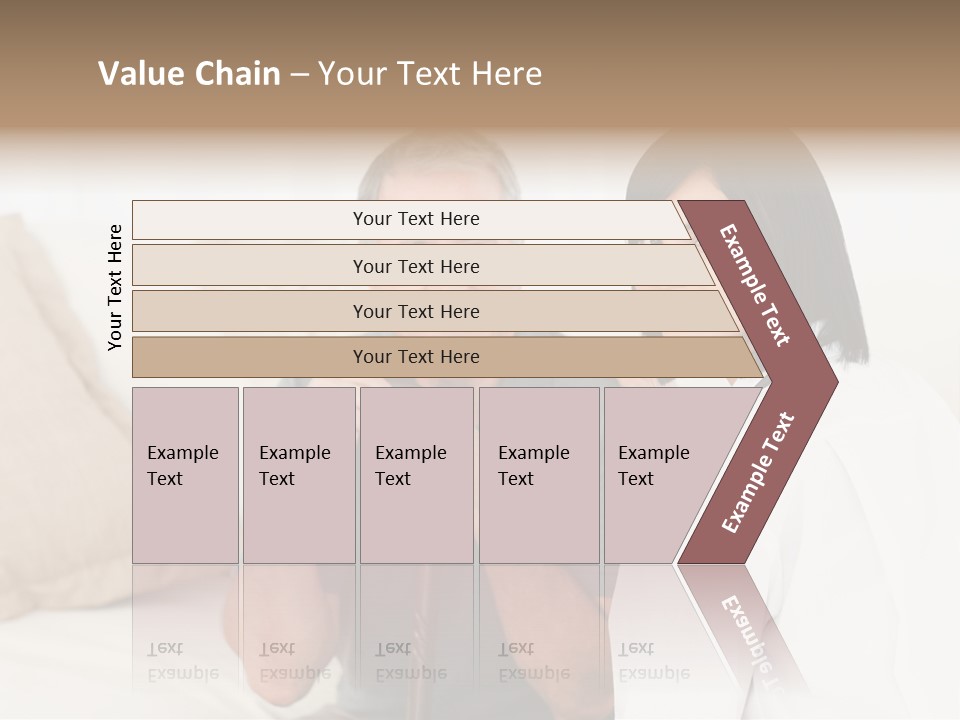 Stethoscope Elderly Sitting PowerPoint Template
