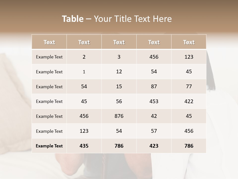 Stethoscope Elderly Sitting PowerPoint Template