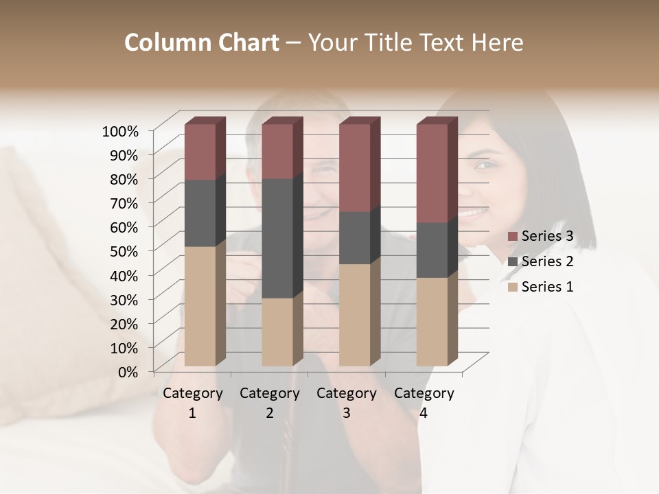 Stethoscope Elderly Sitting PowerPoint Template