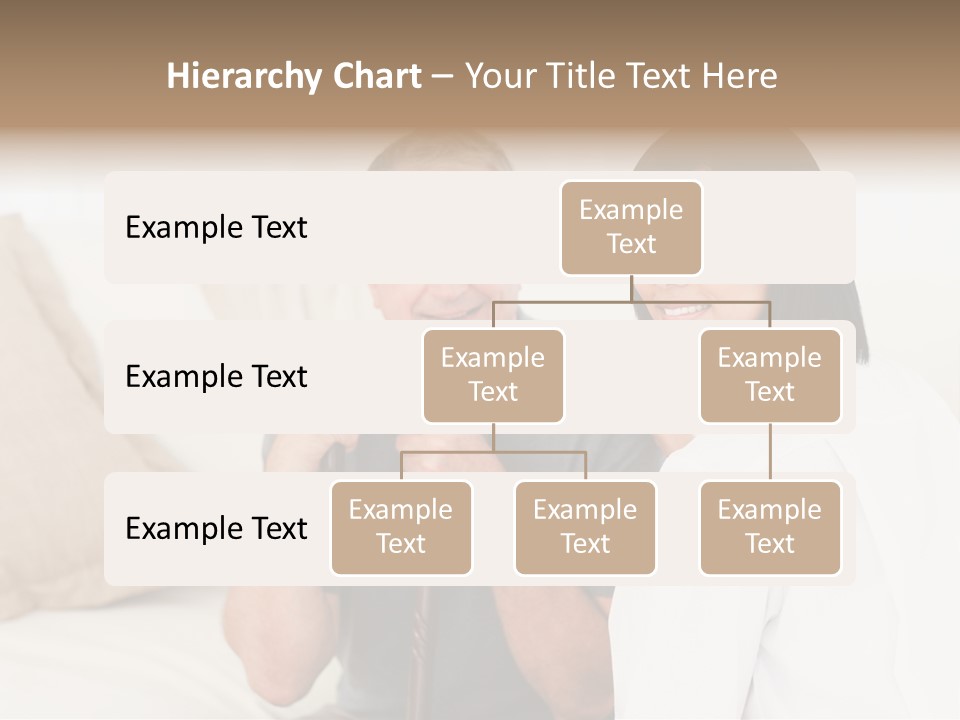 Stethoscope Elderly Sitting PowerPoint Template