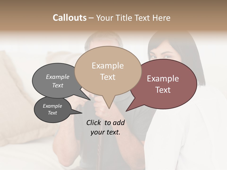 Stethoscope Elderly Sitting PowerPoint Template