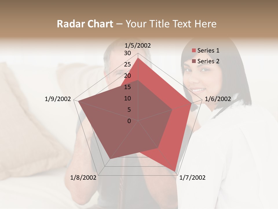 Stethoscope Elderly Sitting PowerPoint Template