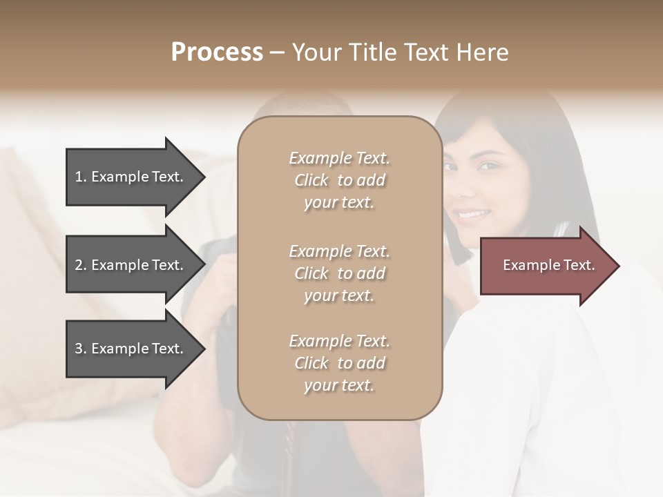Stethoscope Elderly Sitting PowerPoint Template