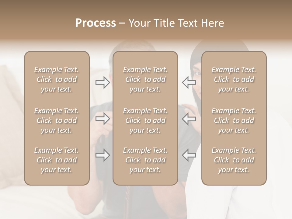 Stethoscope Elderly Sitting PowerPoint Template