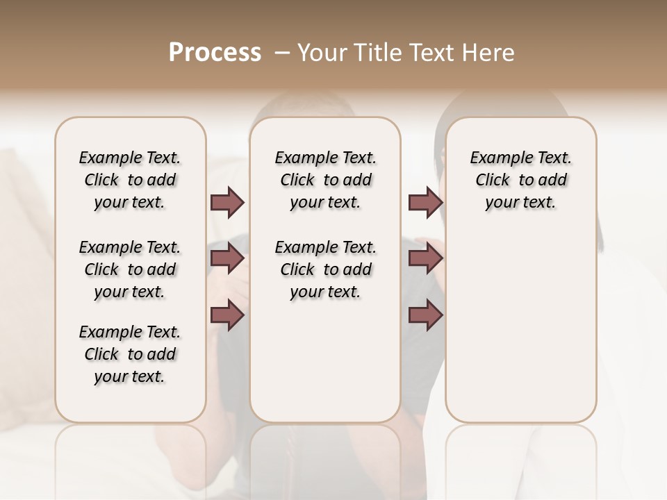 Stethoscope Elderly Sitting PowerPoint Template