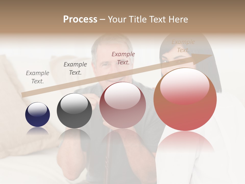 Stethoscope Elderly Sitting PowerPoint Template