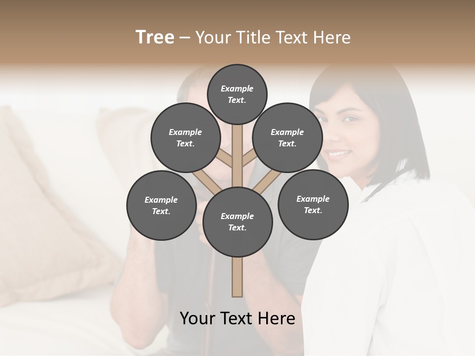 Stethoscope Elderly Sitting PowerPoint Template