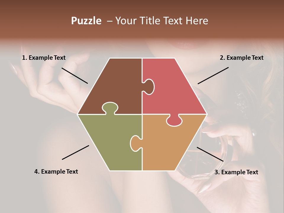 Femininity Perfume Woman PowerPoint Template