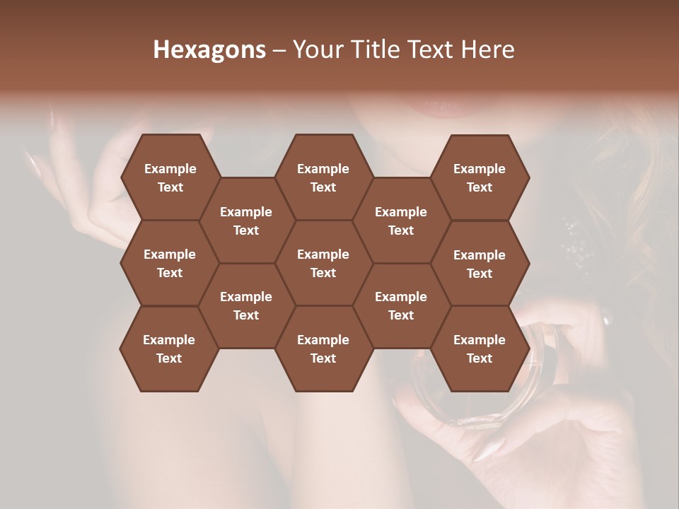 Femininity Perfume Woman PowerPoint Template