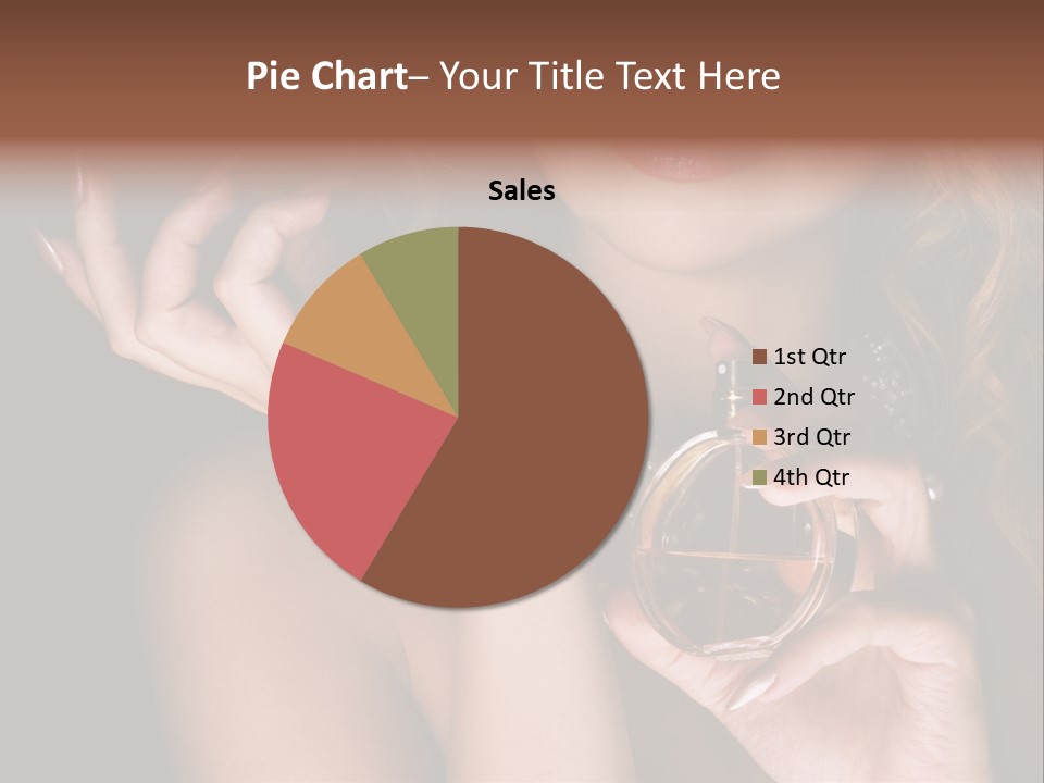 Femininity Perfume Woman PowerPoint Template