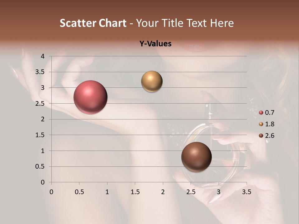 Femininity Perfume Woman PowerPoint Template