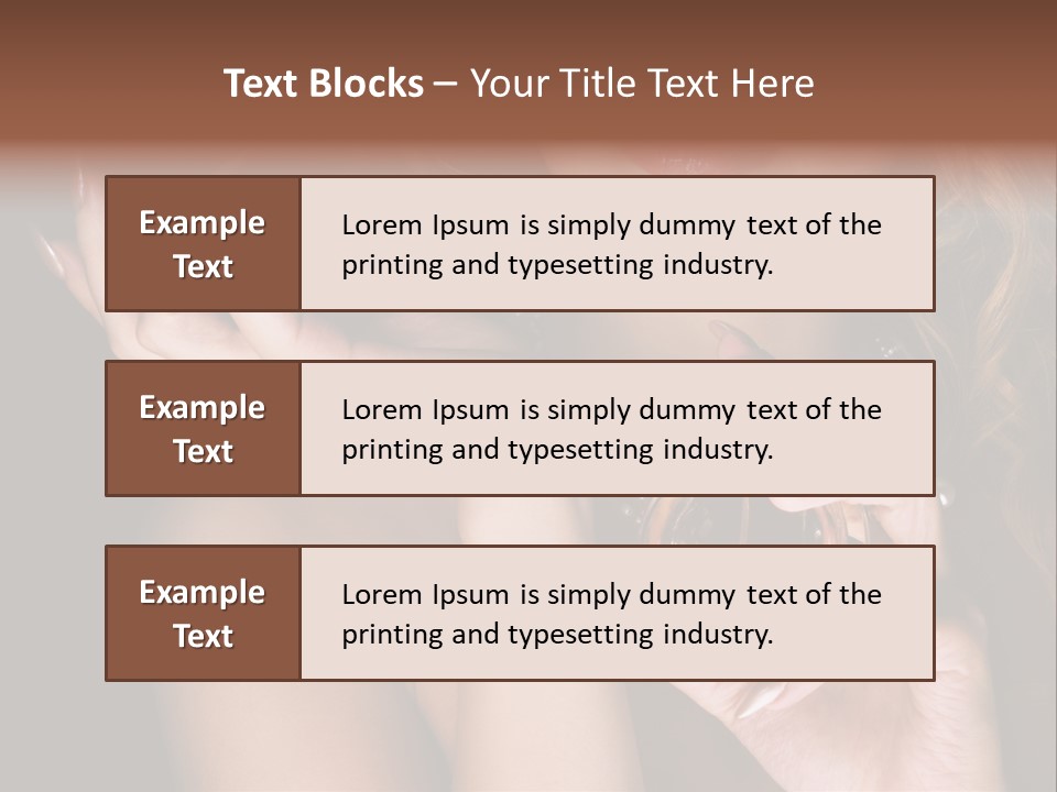 Femininity Perfume Woman PowerPoint Template