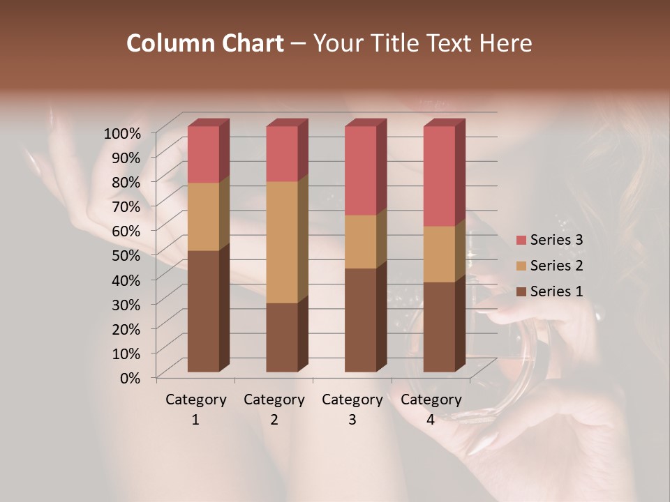 Femininity Perfume Woman PowerPoint Template