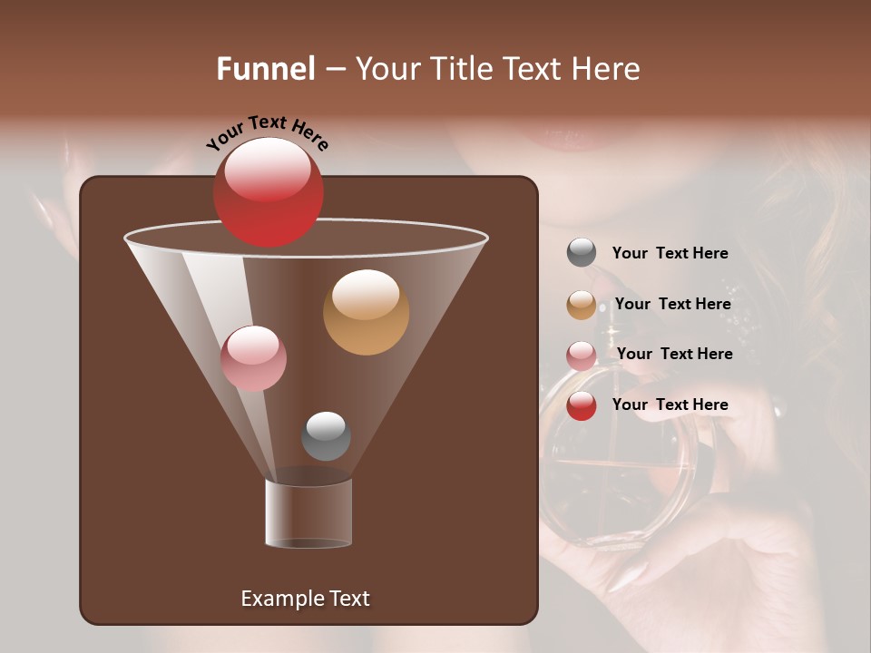 Femininity Perfume Woman PowerPoint Template