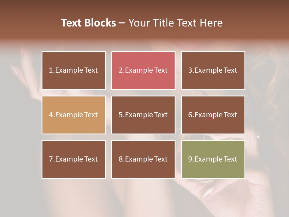 Femininity Perfume Woman PowerPoint Template