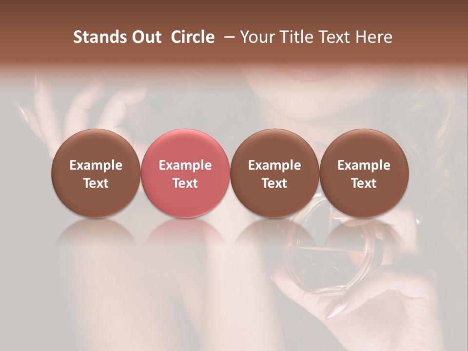 Femininity Perfume Woman PowerPoint Template