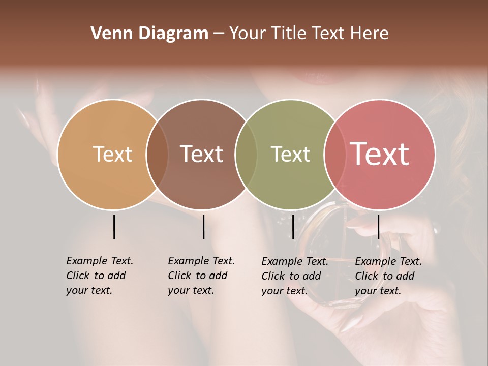 Femininity Perfume Woman PowerPoint Template