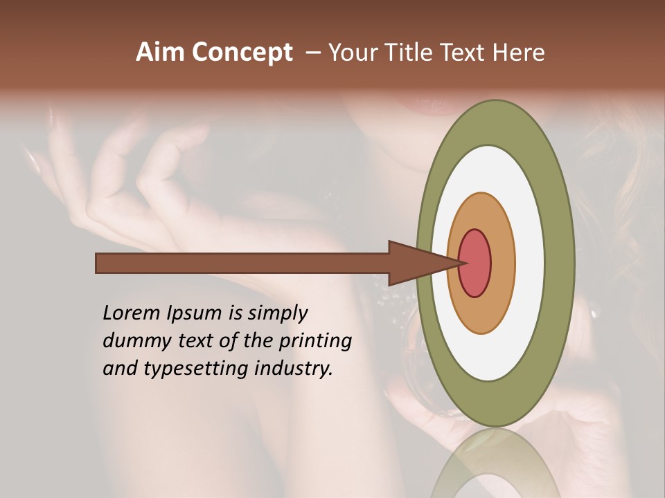 Femininity Perfume Woman PowerPoint Template