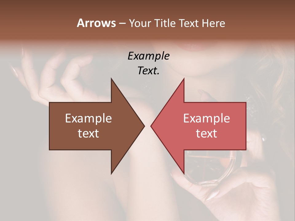 Femininity Perfume Woman PowerPoint Template