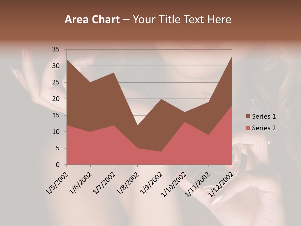 Femininity Perfume Woman PowerPoint Template