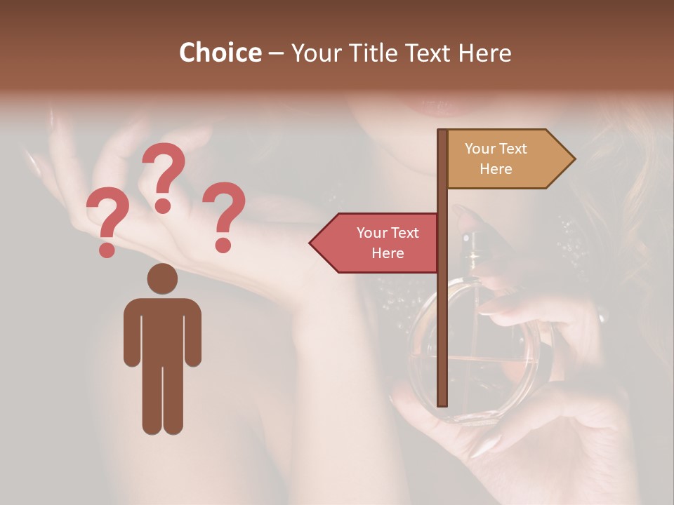 Femininity Perfume Woman PowerPoint Template