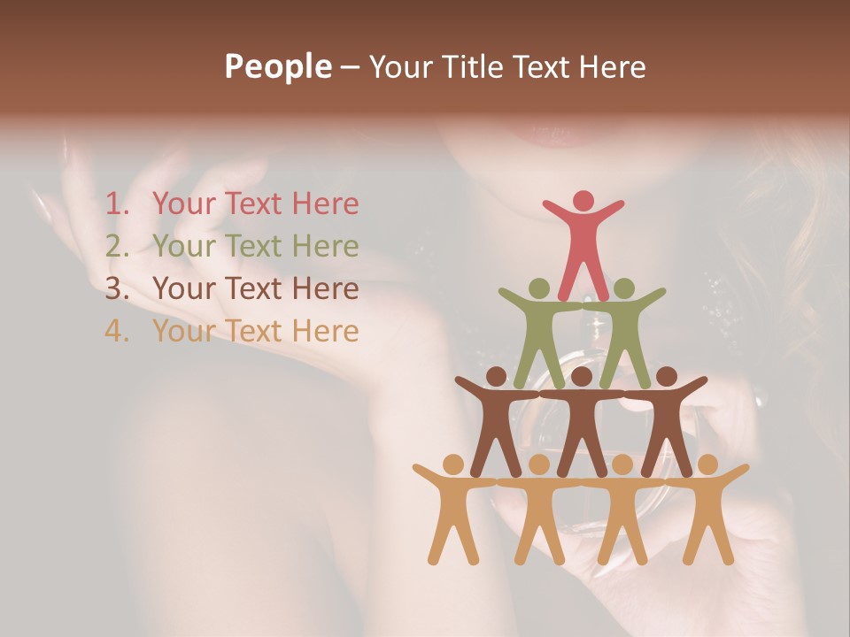 Femininity Perfume Woman PowerPoint Template