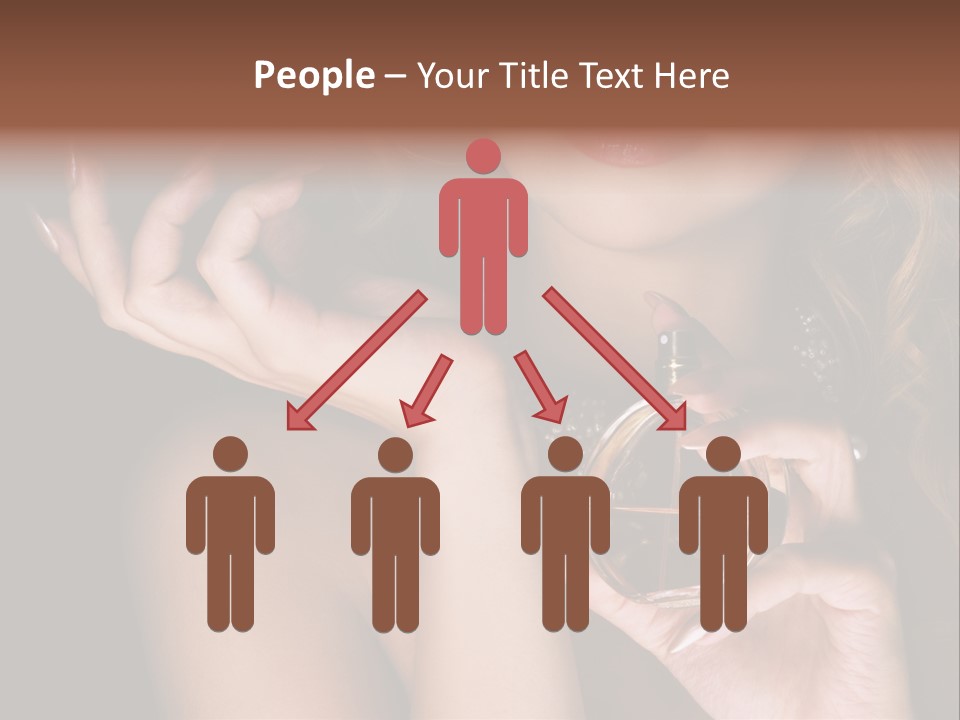 Femininity Perfume Woman PowerPoint Template