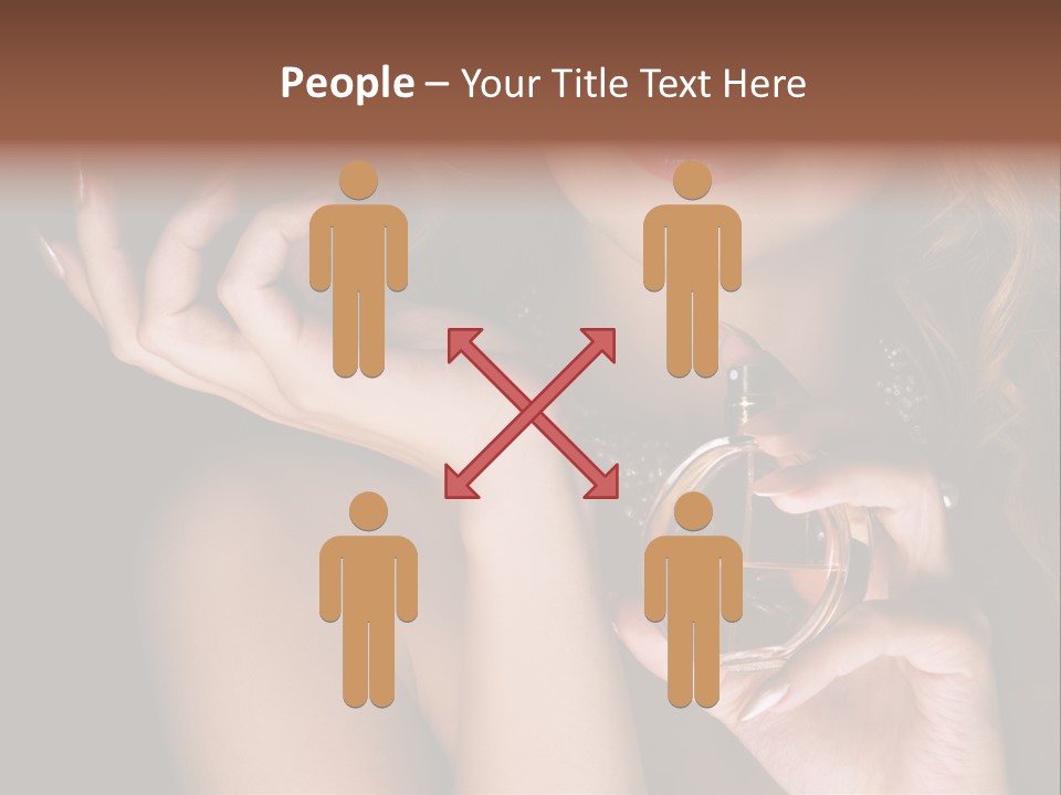 Femininity Perfume Woman PowerPoint Template