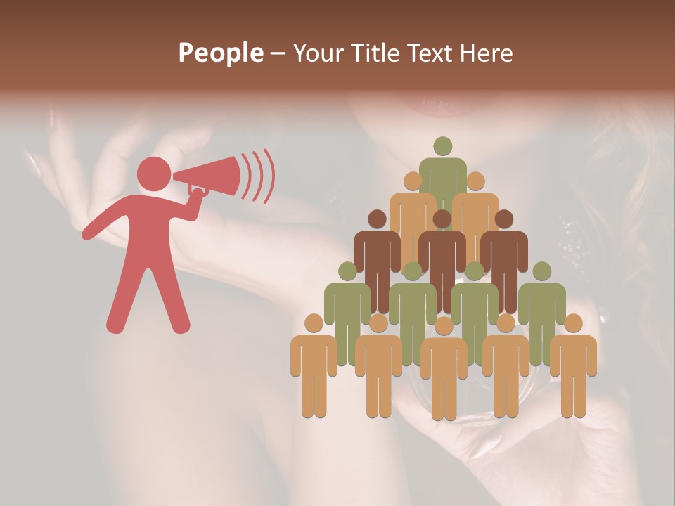 Femininity Perfume Woman PowerPoint Template