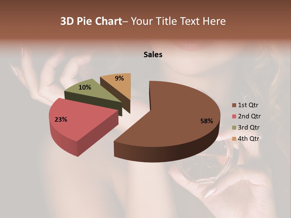 Femininity Perfume Woman PowerPoint Template