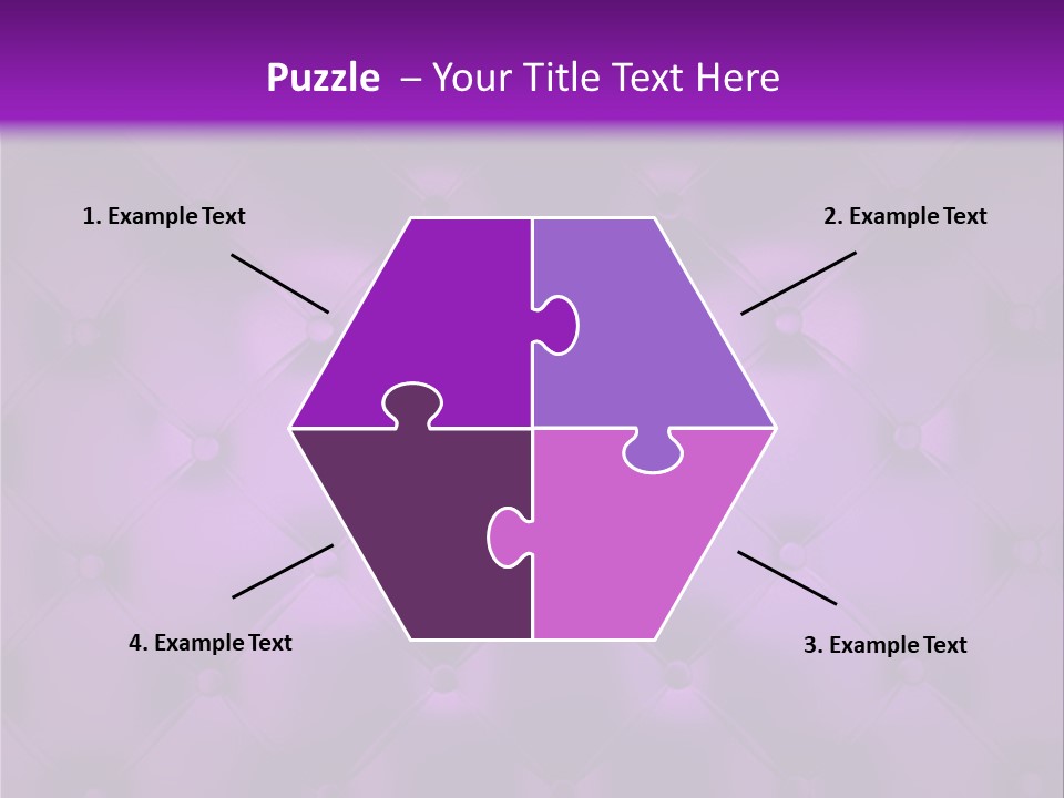 Leather Flat Bump PowerPoint Template