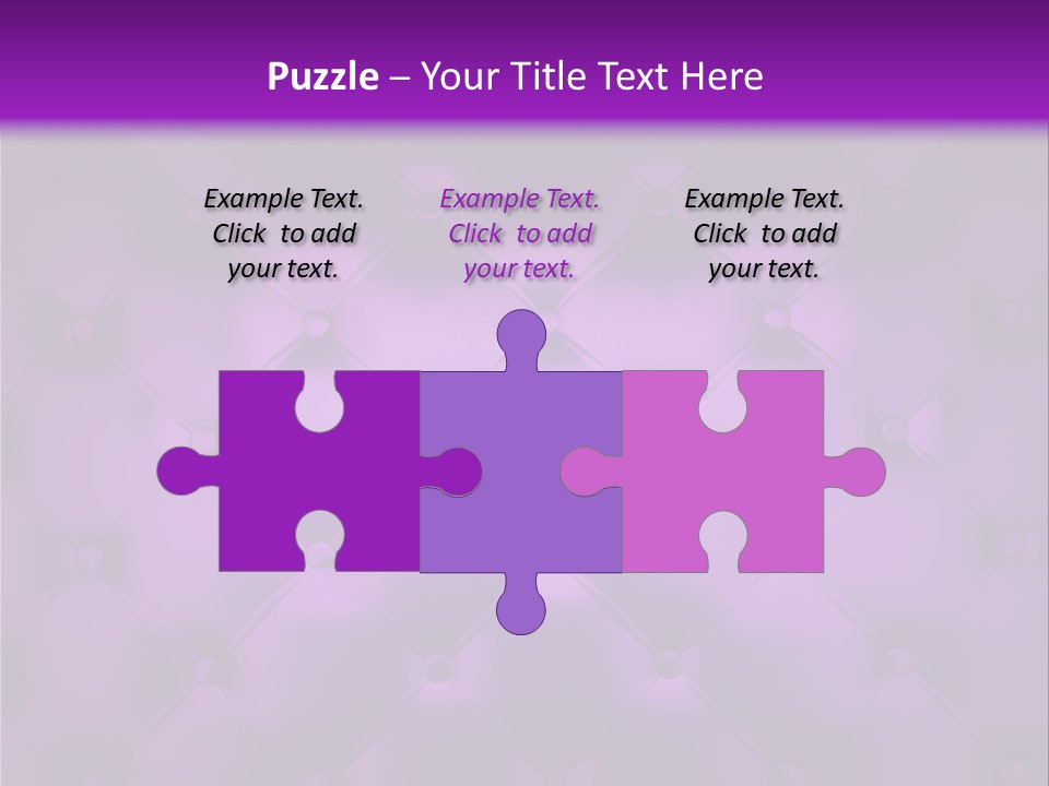 Leather Flat Bump PowerPoint Template