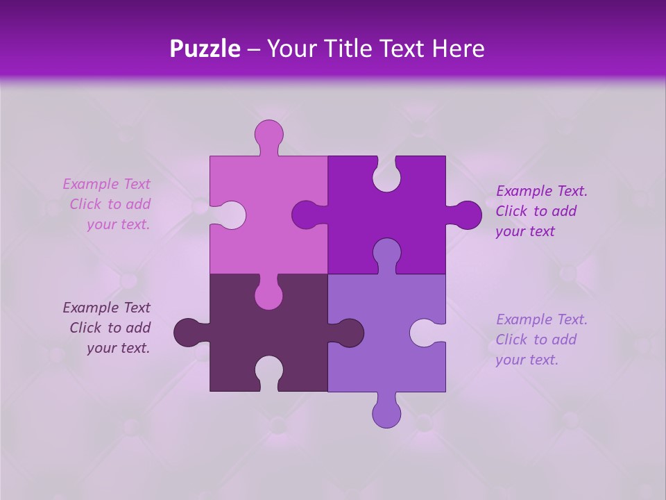 Leather Flat Bump PowerPoint Template