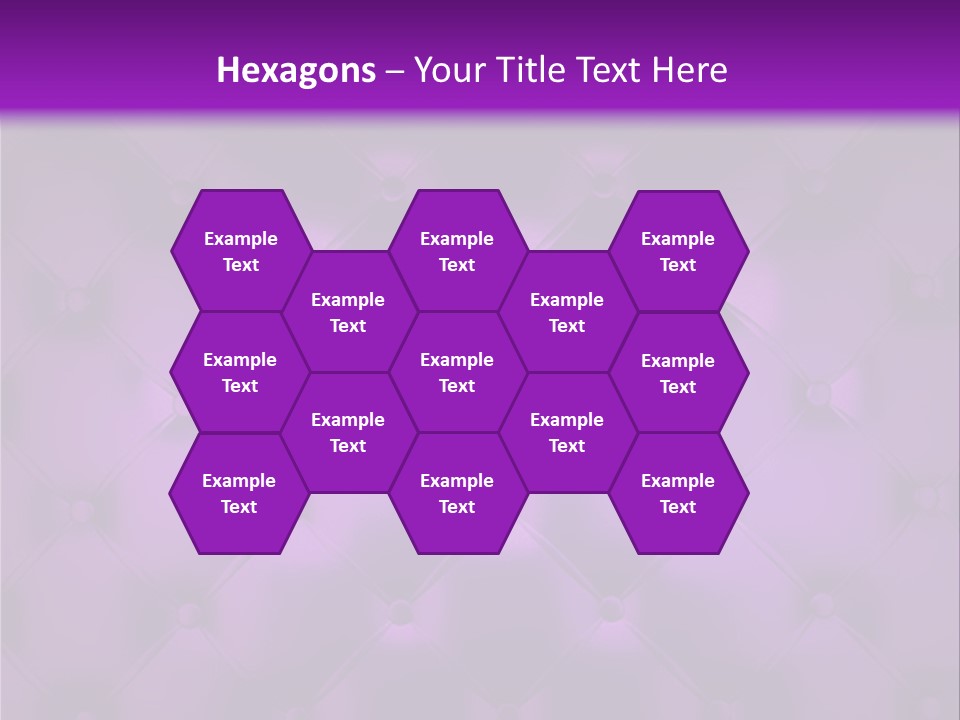 Leather Flat Bump PowerPoint Template