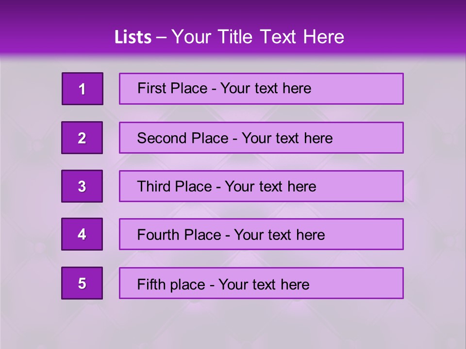 Leather Flat Bump PowerPoint Template