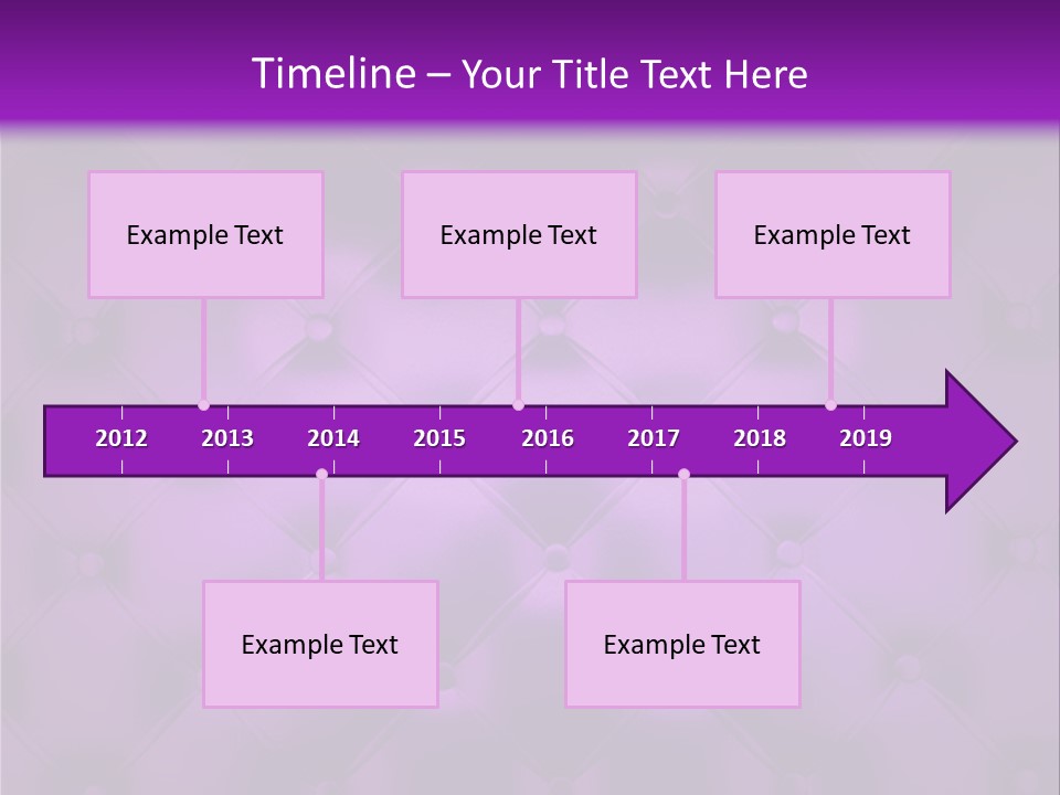 Leather Flat Bump PowerPoint Template