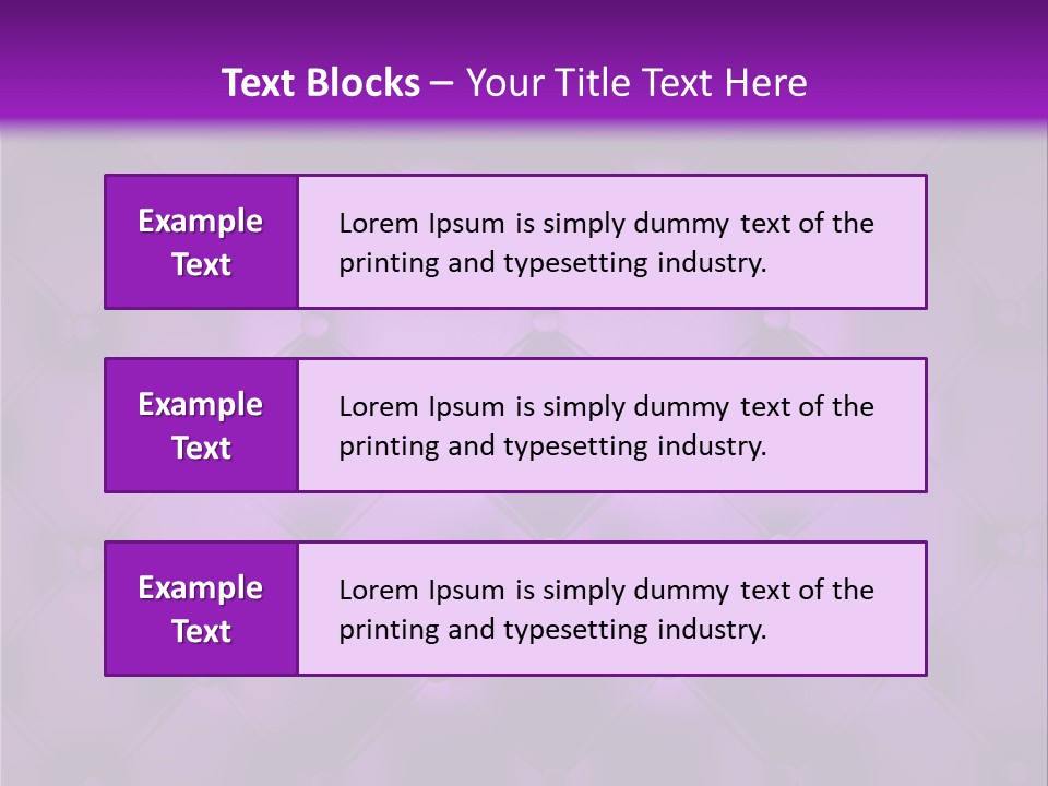 Leather Flat Bump PowerPoint Template