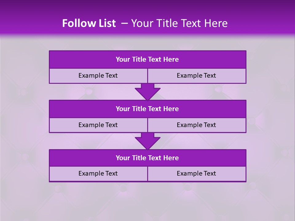 Leather Flat Bump PowerPoint Template