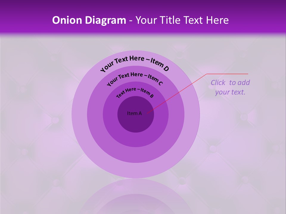 Leather Flat Bump PowerPoint Template