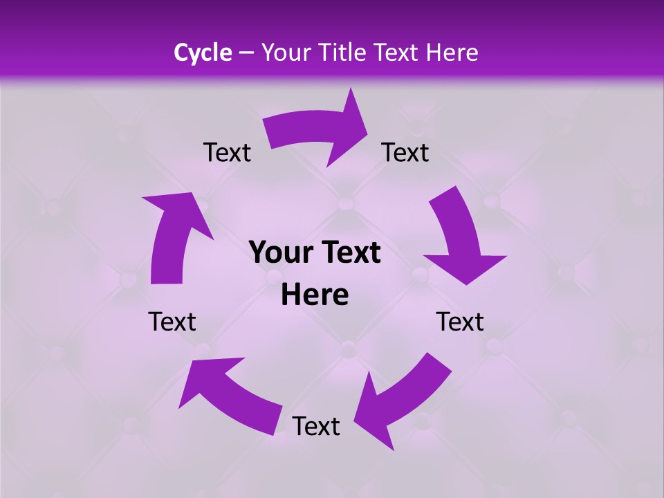 Leather Flat Bump PowerPoint Template