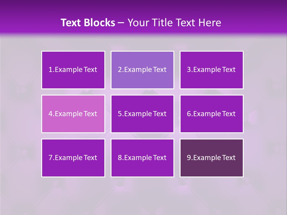 Leather Flat Bump PowerPoint Template