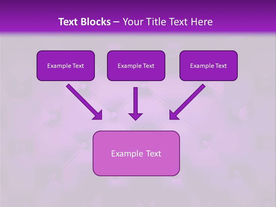 Leather Flat Bump PowerPoint Template