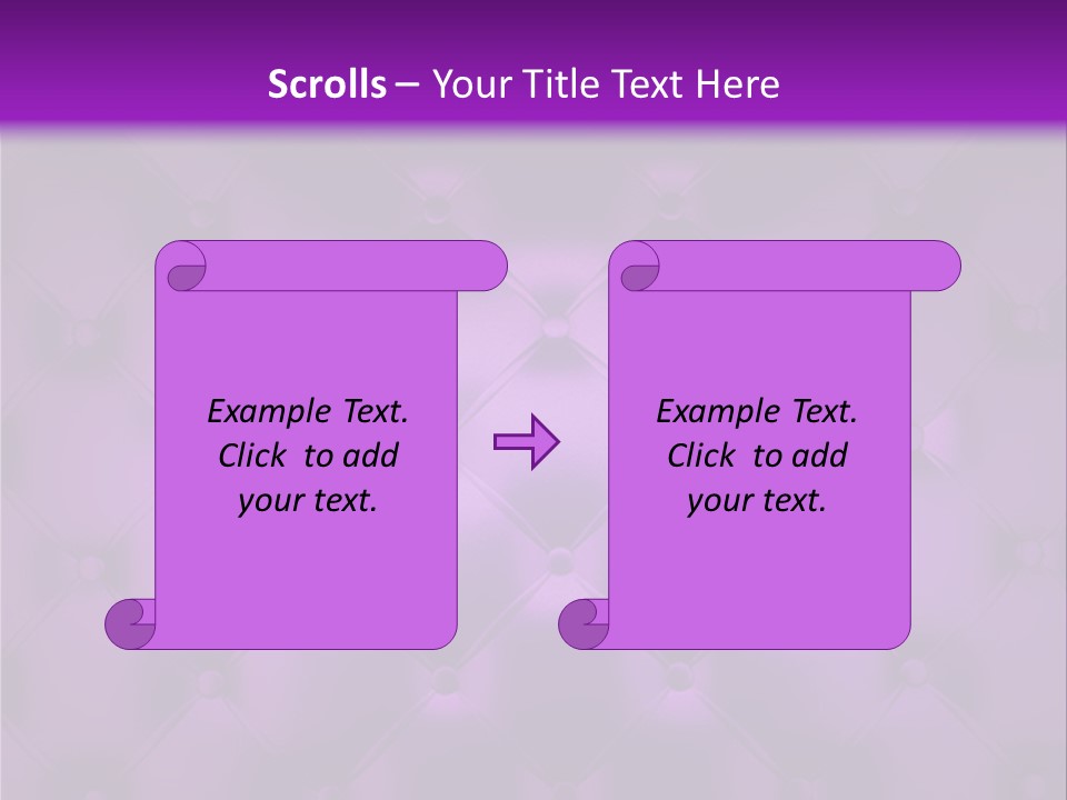 Leather Flat Bump PowerPoint Template