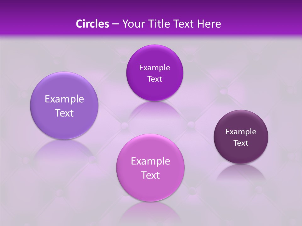 Leather Flat Bump PowerPoint Template