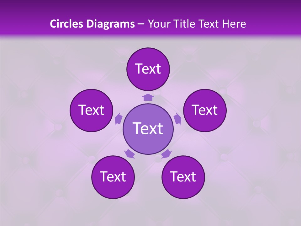 Leather Flat Bump PowerPoint Template