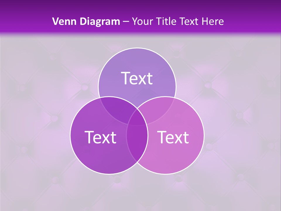 Leather Flat Bump PowerPoint Template